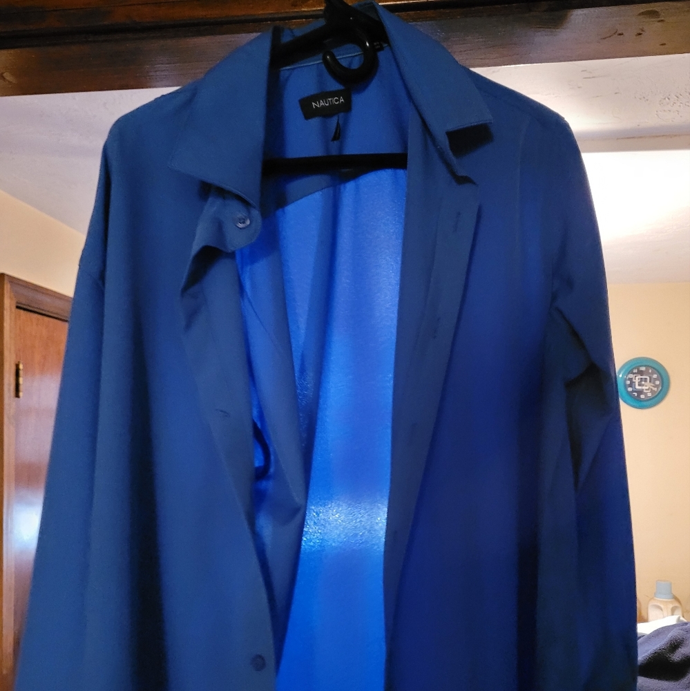 Blue dress shirt